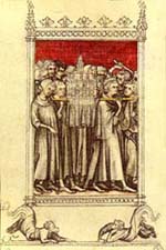 The beatification of Louis IX
